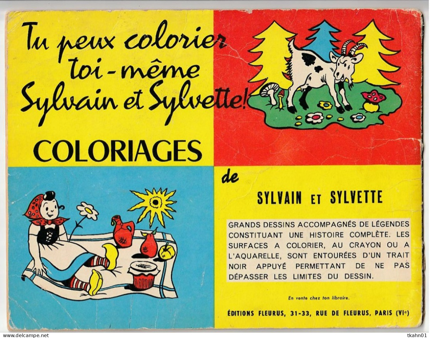 SYLVAIN ET SYLVETTE N° 49 " BONJOUR PETIT PHOQUE   " ALBUMS-FLEURETTE DE 1961 - Sylvain Et Sylvette