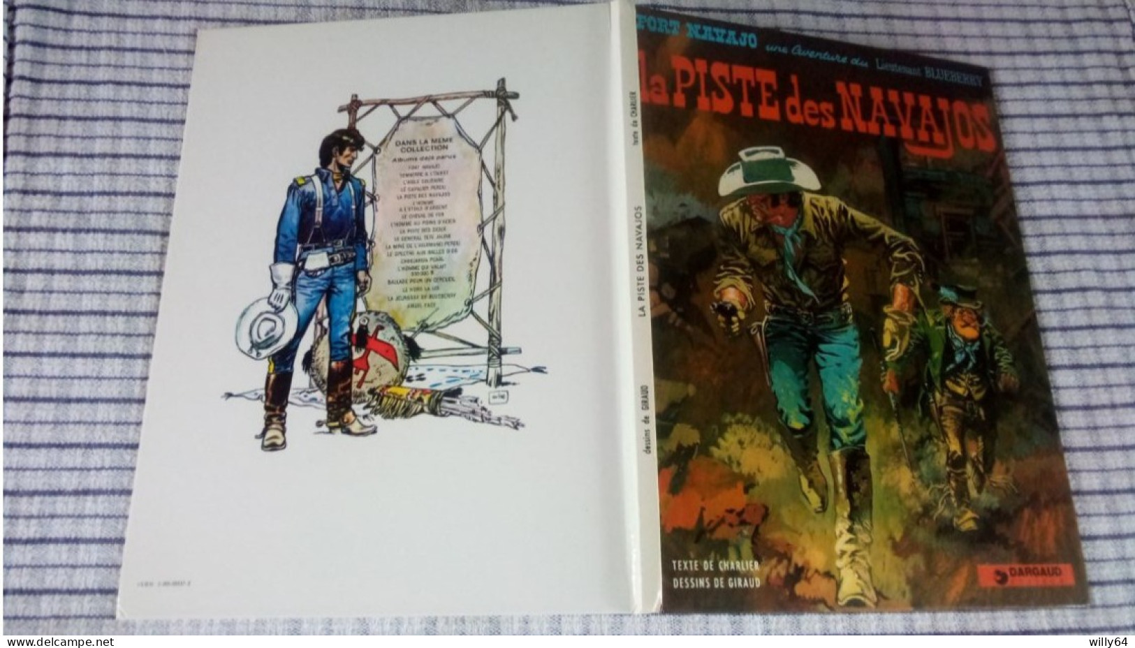 BLUEBERRY La Piste Des Navajos   Editions: DARGAUD 1978  TBE - Blueberry