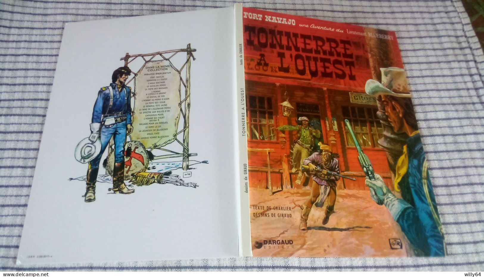 BLUEBERRY  Tonnerre à L'Ouest  Editions: DARGAUD 1979  TBE - Blueberry