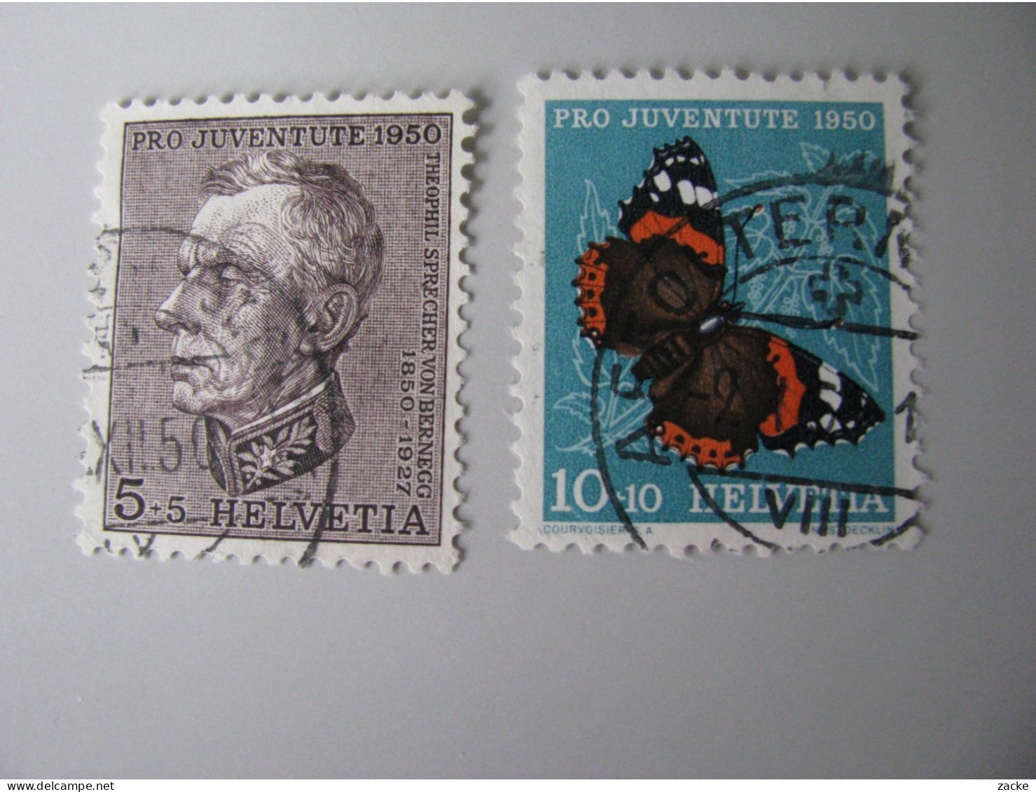 Schweiz  550 - 551  O - Used Stamps