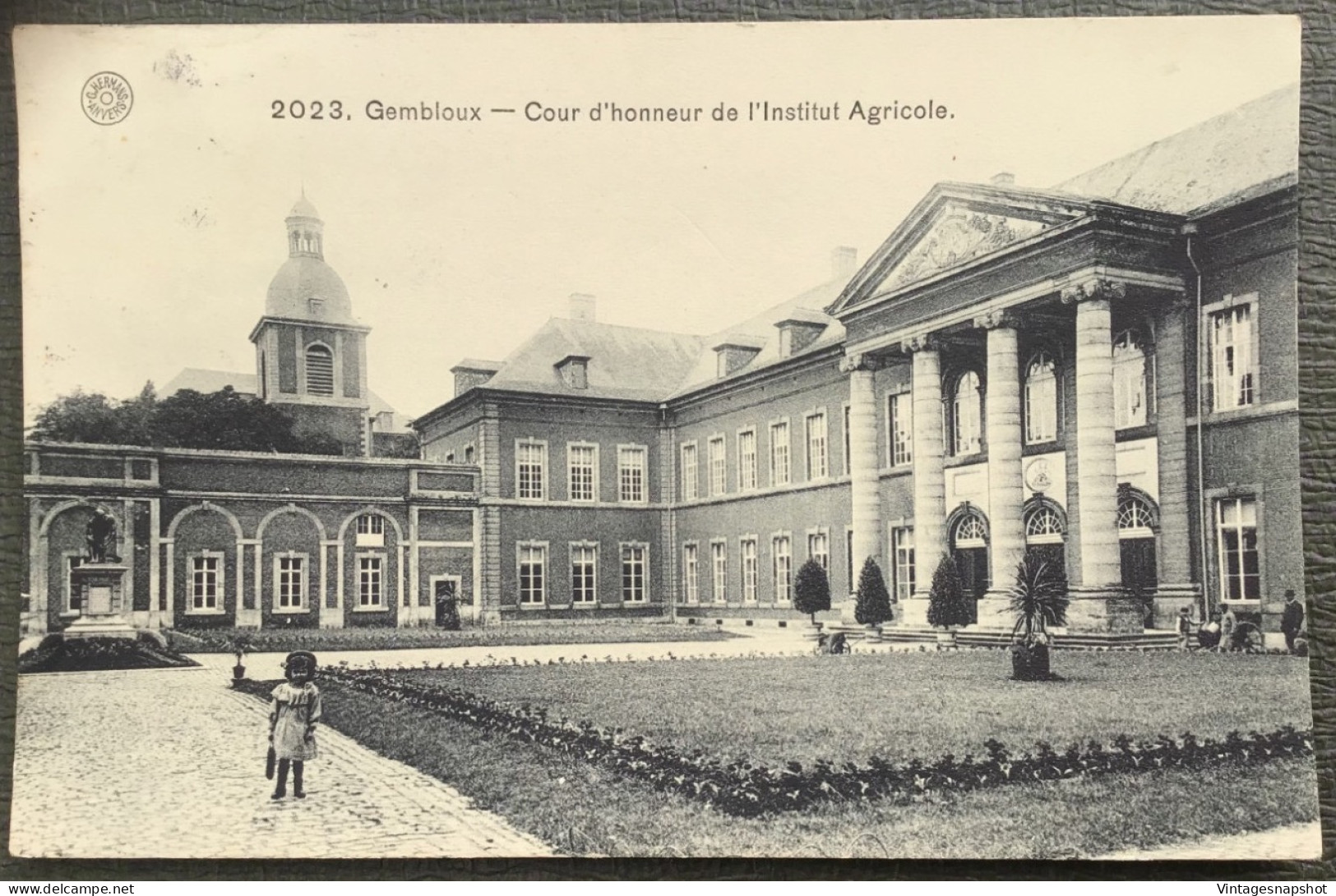 GEMBLOUX Cour D’honneur De LInstitut Agricole. 1 CP Postée En 1913 - Gembloux