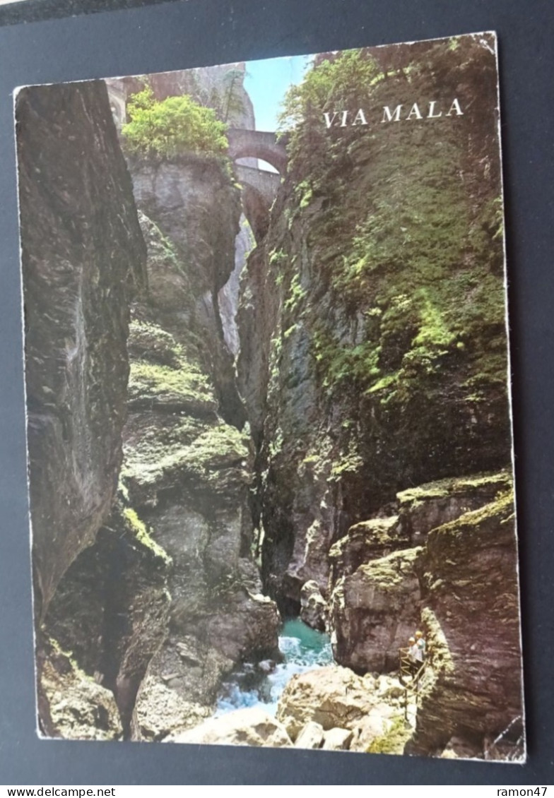 Via Mala Schlucht Bei Thusis - Printed Orell Füssli, Zürich - Photoglob-Wehrli, Zürich - # 6505 - Thusis