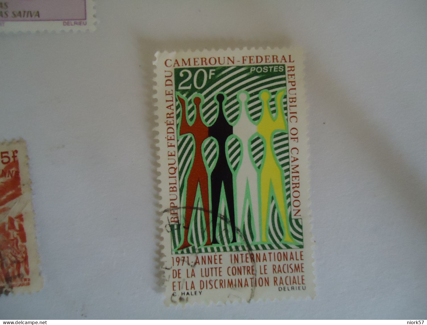 CAMEROON USED STAMPS RASISME - Cameroun (1960-...)