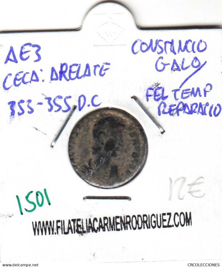 CRE1501 MONEDA ROMANA AE3 VER DESCRIPCION EN FOTO - Autres & Non Classés