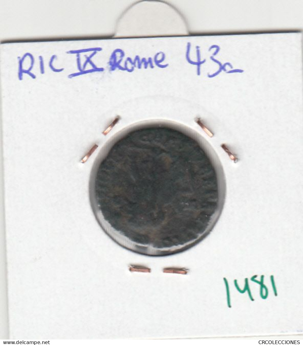 CRE1481 MONEDA ROMANA AE2 VER DESCRIPCION EN FOTO - Otros & Sin Clasificación