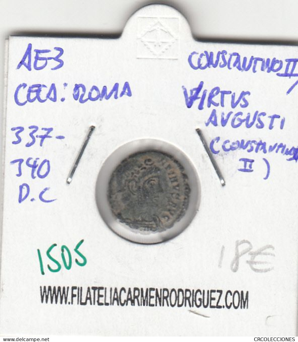 CRE1505 MONEDA ROMANA AE3 VER DESCRIPCION EN FOTO - Otros & Sin Clasificación