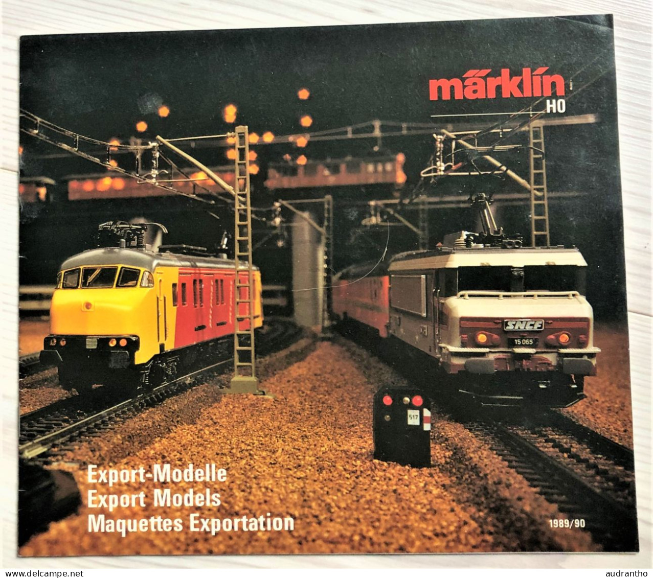 Catalogue MARKLIN HO 1989/90 Maquettes Exportation -modélisme Ferroviaire Train Rail - Francese