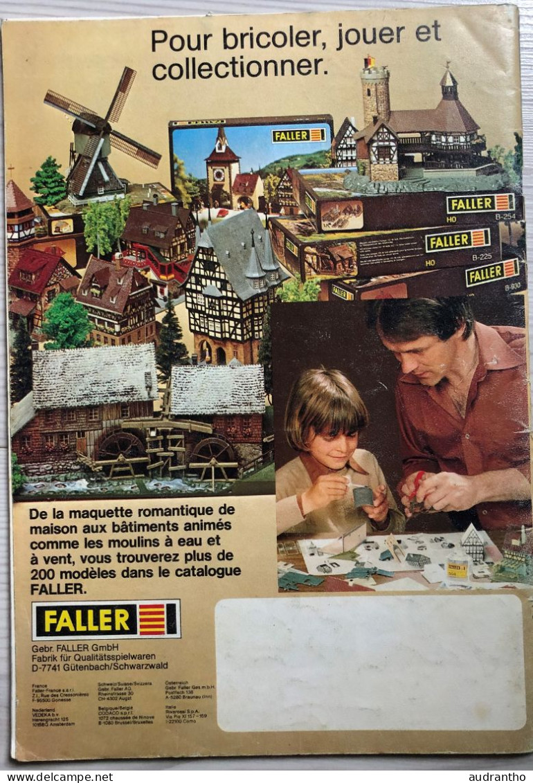 Catalogue FALLER La Réalité Autour D'un Rail HO & N 1980 -modélisme Ferroviaire Train Rail - Francese