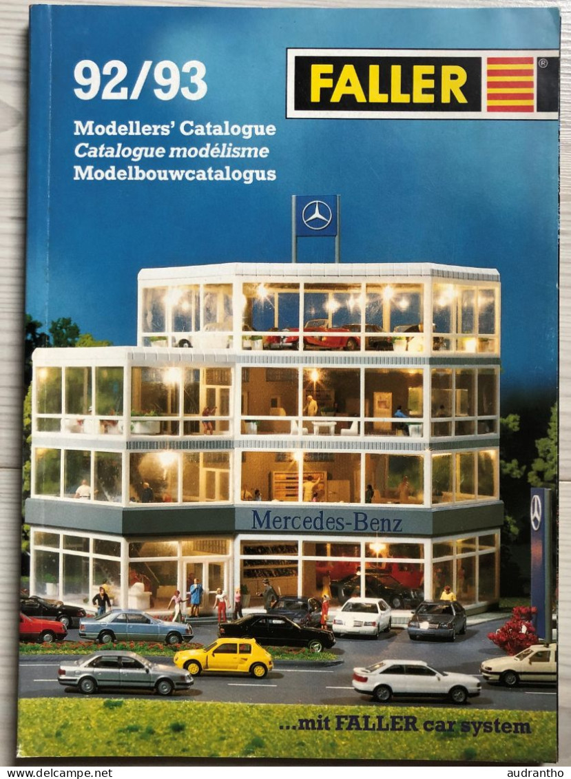 Catalogue Modélisme FALLER 1992/93 -modélisme Ferroviaire Train Rail-mercedes-benz - Francese