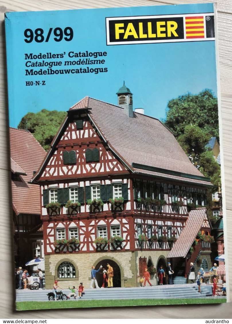 Catalogue Modélisme HO-N-Z FALLER 1998/99 -modélisme Ferroviaire Train Rail- - Francés