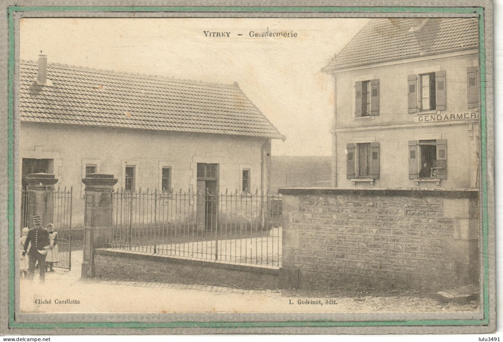 CPA (70) VITREY - Aspect De La Gendarmerie En 1903 - Précurseur - Vitrey-sur-Mance