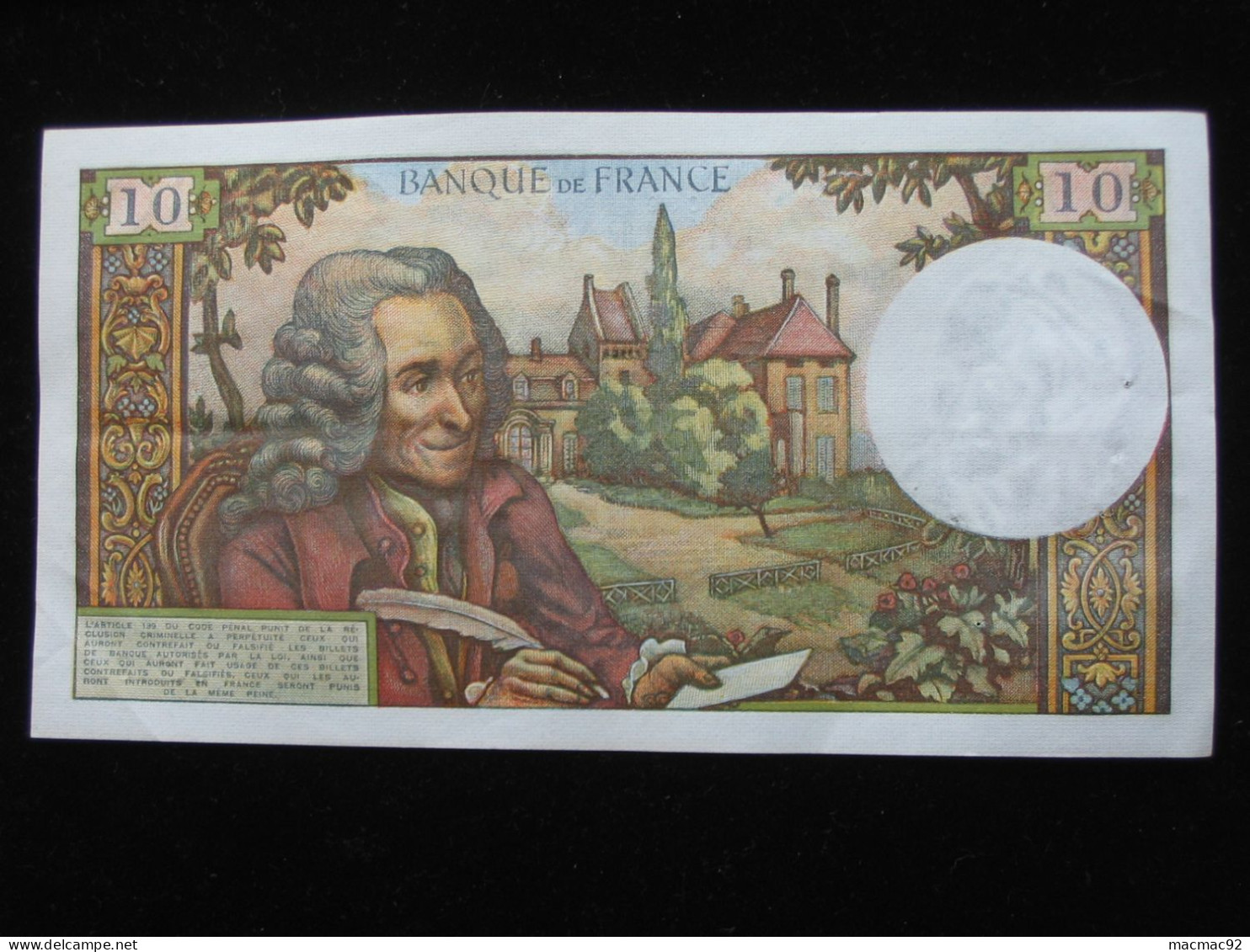 10  Francs VOLTAIRE  -- 5-1-1967   **** EN ACHAT IMMEDIAT **** - 10 F 1963-1973 ''Voltaire''