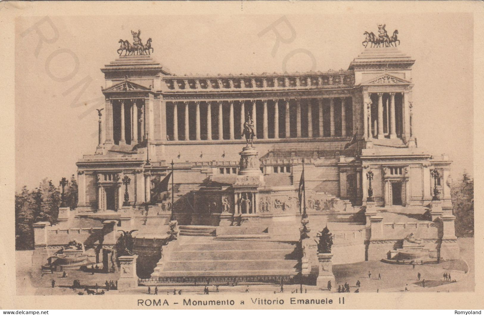 CARTOLINA  ROMA,LAZIO-MONUMENTO A VITTORIO EMANUELE II-STORIA,MEMORIA,CULTURA,RELIGIONE,BELLA ITALIA,NON VIAGGIATA - Altare Della Patria