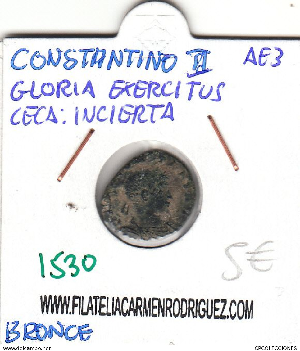 CRE1530 MONEDA ROMANA CONSTANTINO II VER DESCRIPCION EN FOTO - Altri & Non Classificati