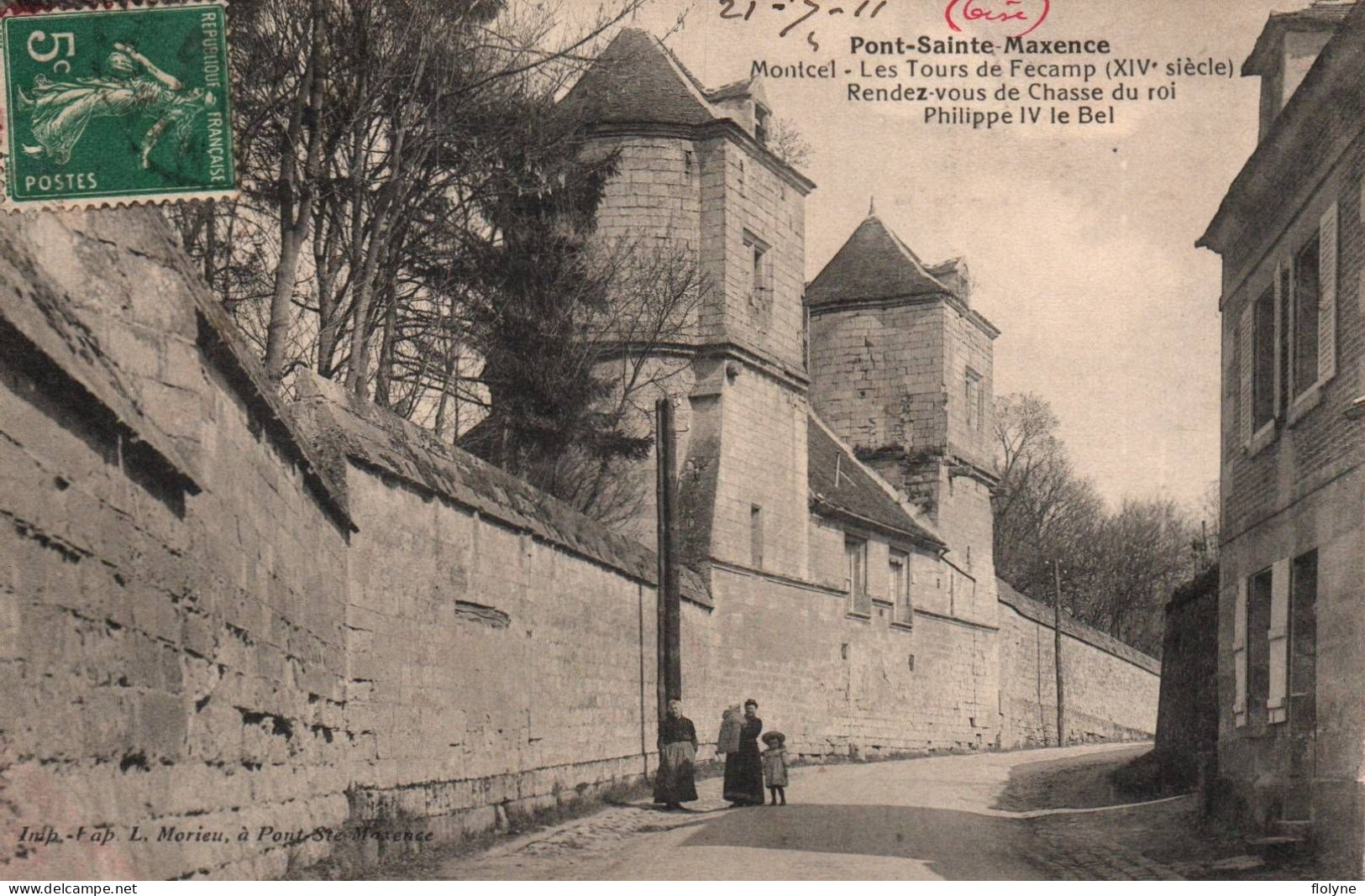 Pont Sainte Maxence - Montcel - Rue Et Les Tours De Fécamp - Pont Sainte Maxence