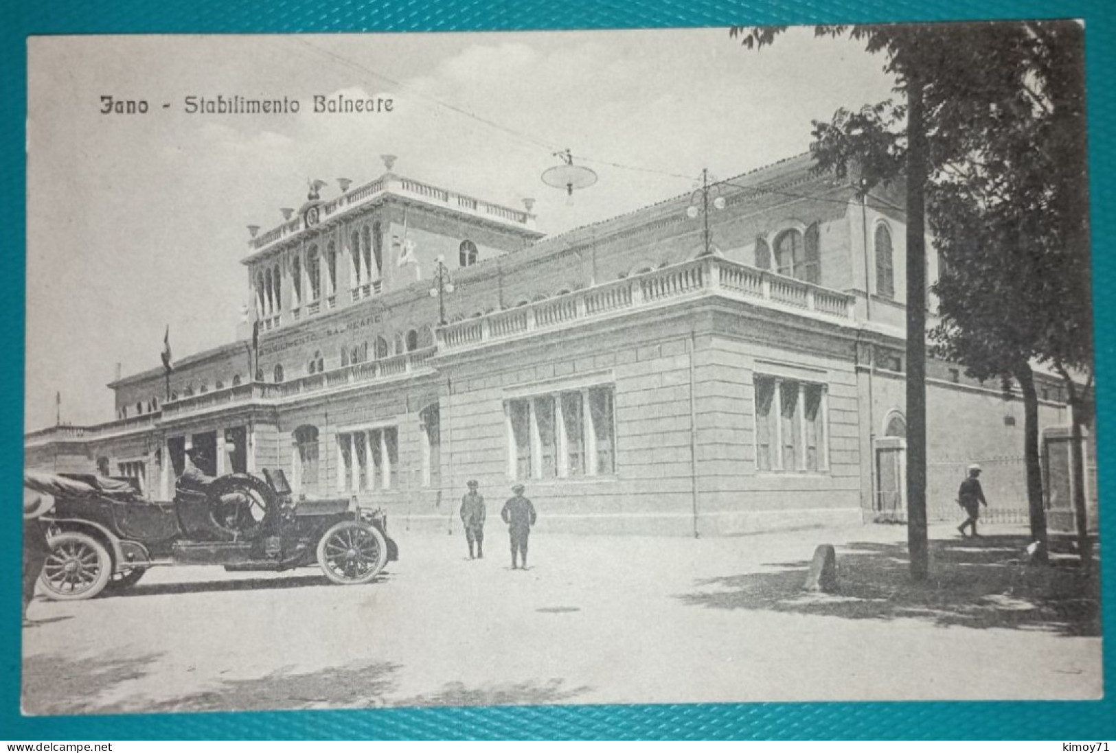 Cartolina Fano - Stabilimento Balneare. Viaggiata 1913 - Fano