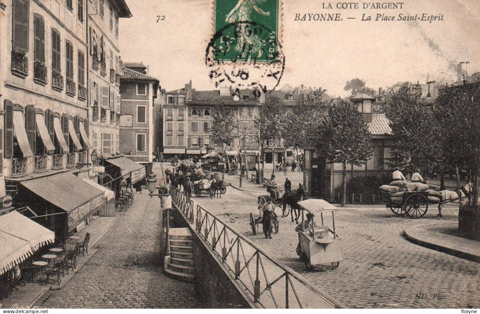 Bayonne - La Place Saint Esprit - Jour De Marché - Bayonne