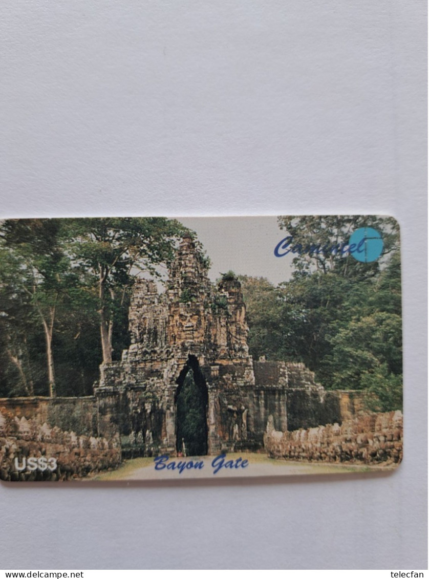 CAMBODGE CAMINTEL BAYON GATE 3$ UT - Cambogia