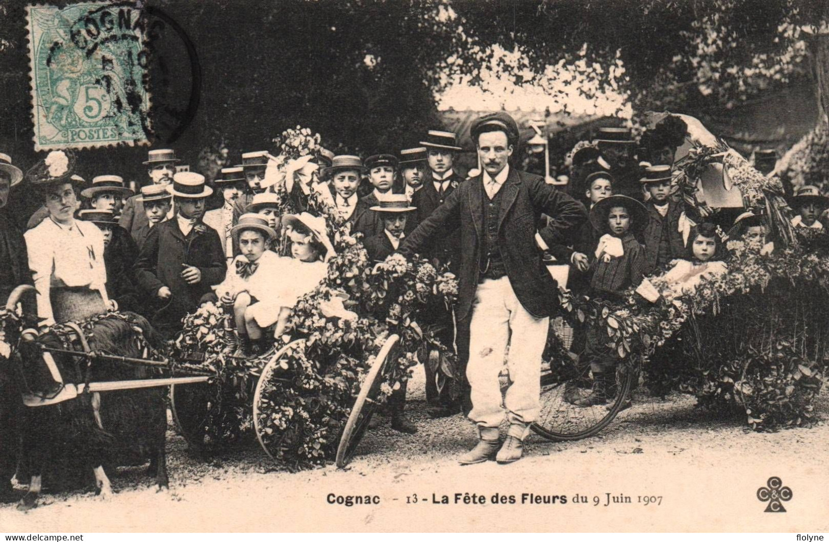 Cognac - La Fête Des Fleurs Du 9 Juin 1907 - Carnaval Mi Carême - Cognac