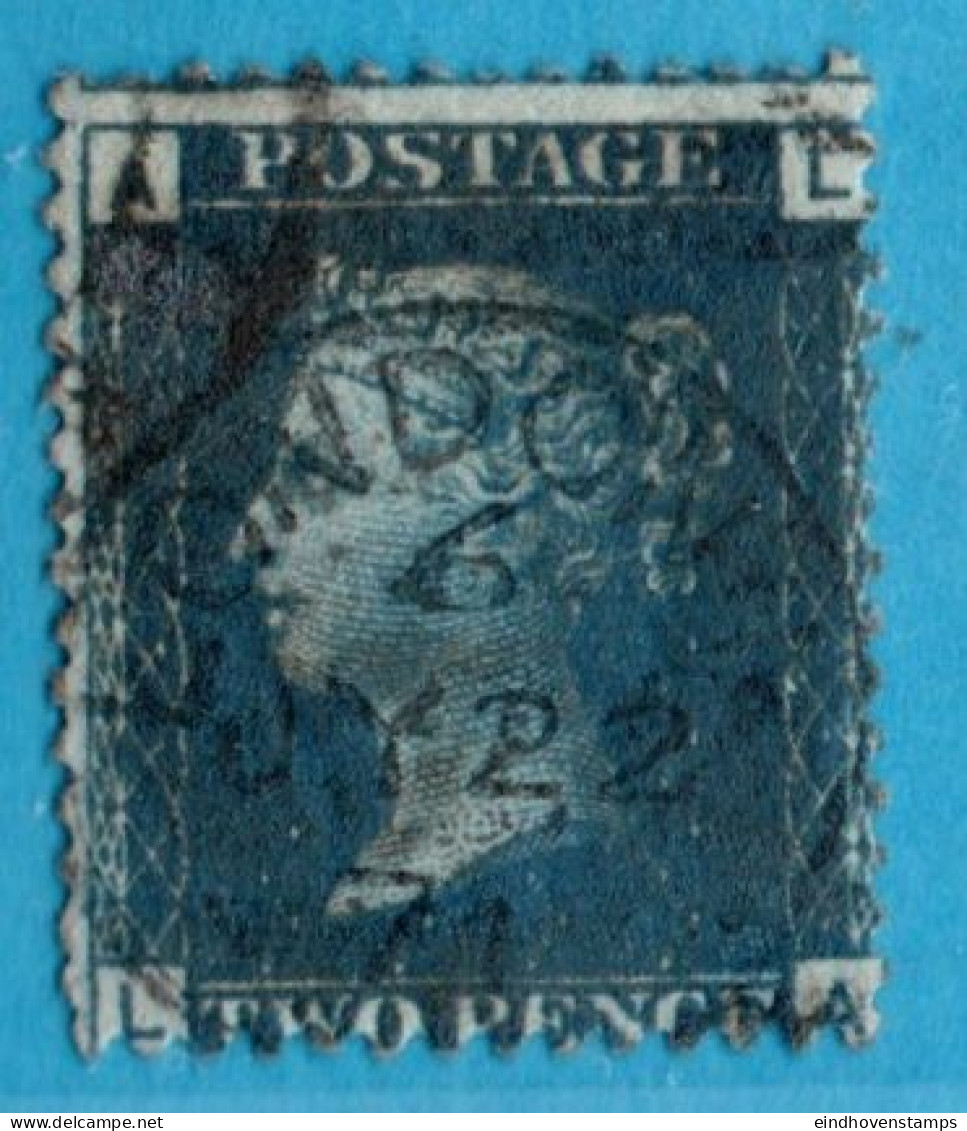 Great Britain 1869 2 D Large Crown Watermark, Thin Line, Perf 14  Cancelled 2305.2905 - Used Stamps