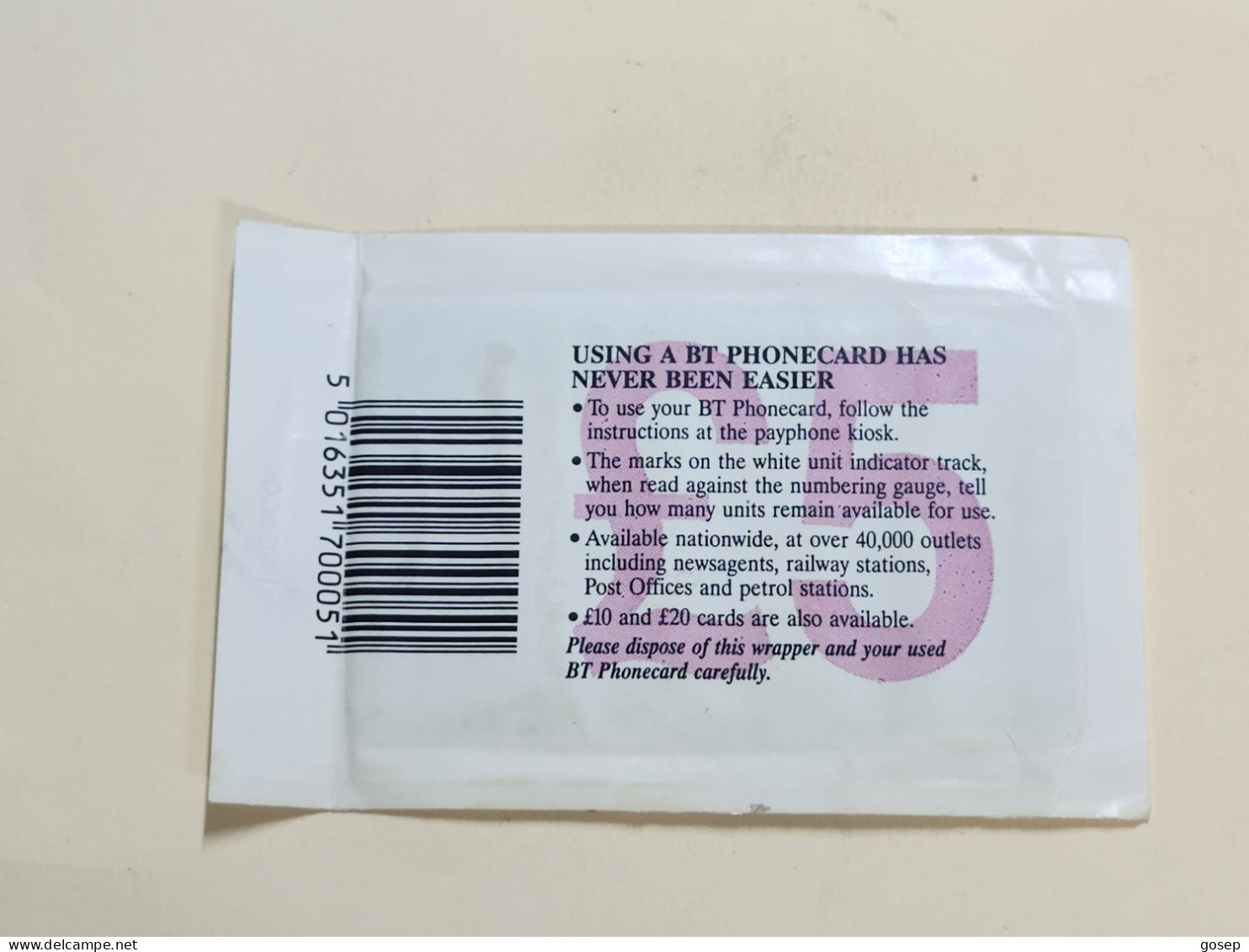 United Kingdom-(BTA081)EXETER Uniiversity-(50units)-(644)-(cod Inclosed-bag)price Cataloge30.00£-mint+1card Prepiad Free - BT Emissions Publicitaires