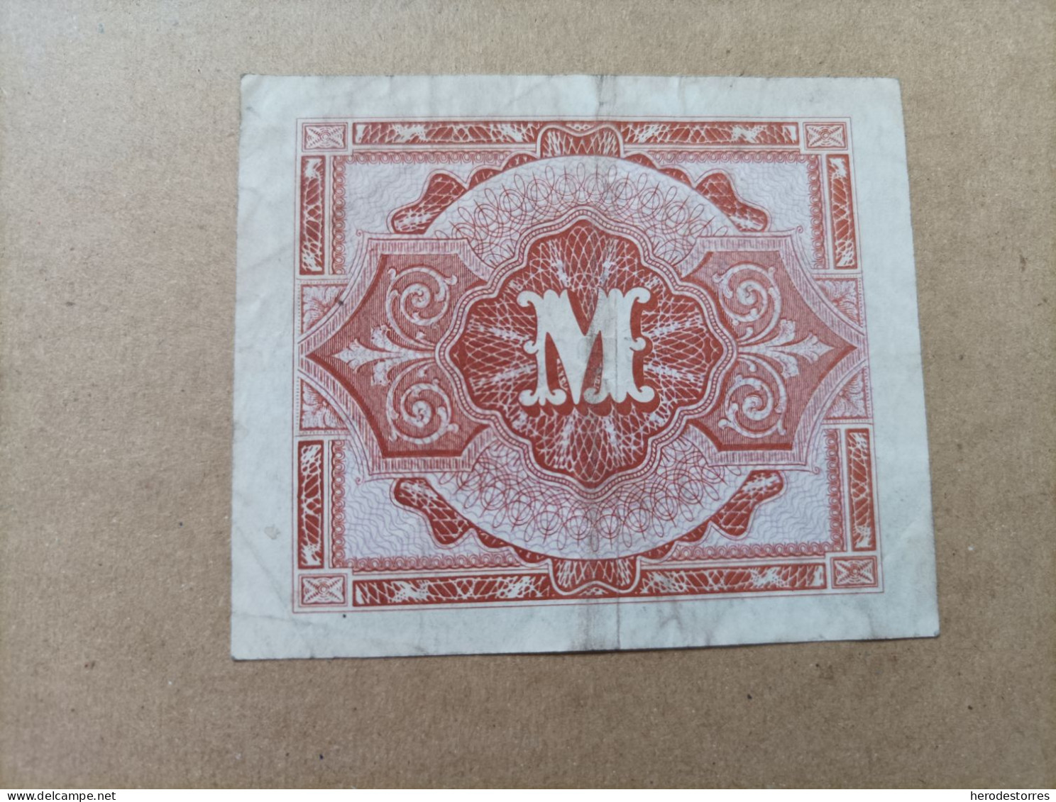 Billete De Alemania De 1/2 Mark Año 1944 - A Identifier