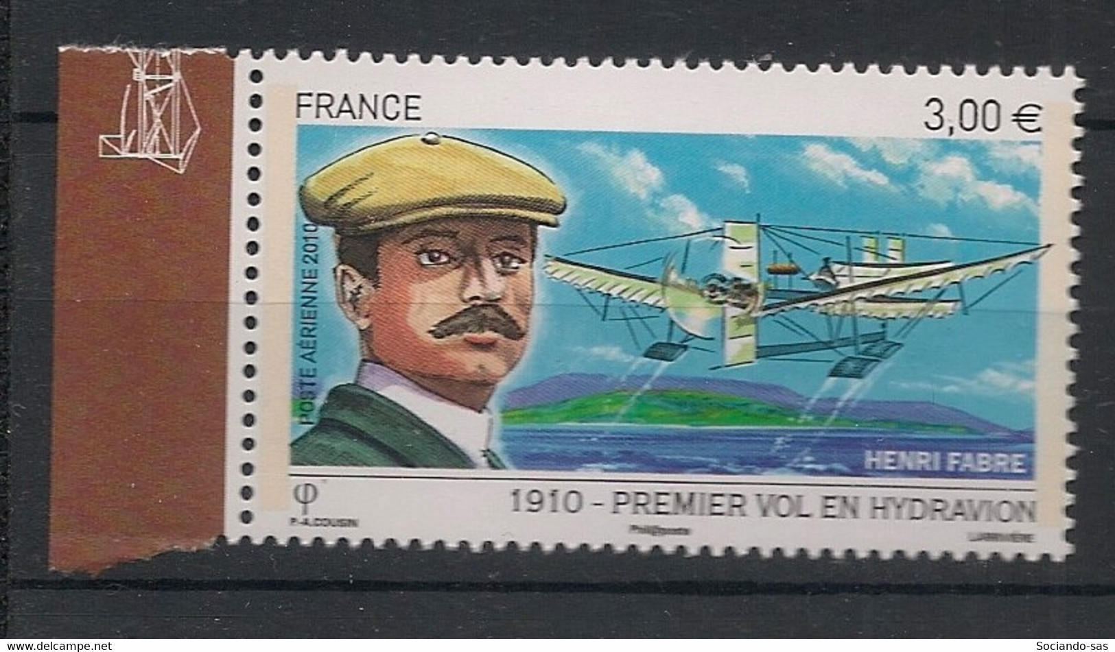 FRANCE - 2010 - Poste Aérienne PA N°Yv. 73a - Hydravion - Neuf Luxe ** / MNH / Postfrisch - 1960-.... Mint/hinged