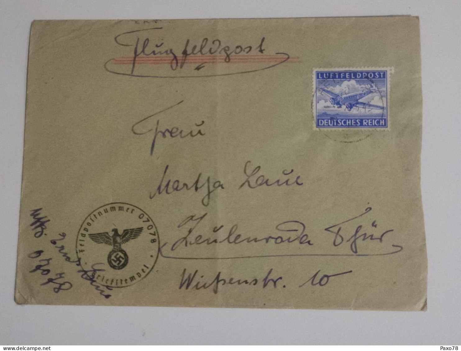 LuftFeldpost WW2, Oblitéré 1944 - Briefe U. Dokumente