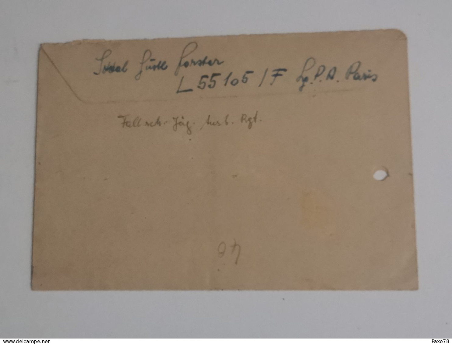 Feldpostbrief WW2, Oblitéré 1943 - Brieven En Documenten