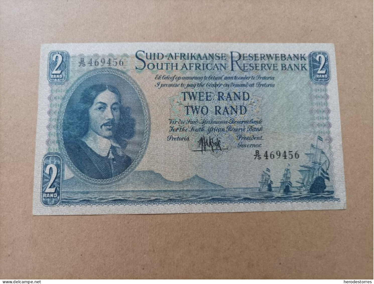 Billete De Sudafrica De 2 Rand - Afrique Du Sud