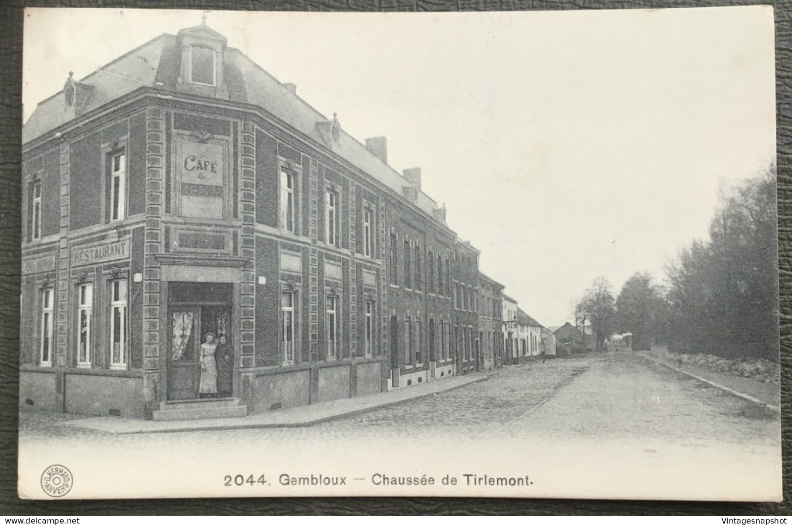 GEMBLOUX  Chaussée De Tirlemont. 1 CP Postée En 1913 - Gembloux
