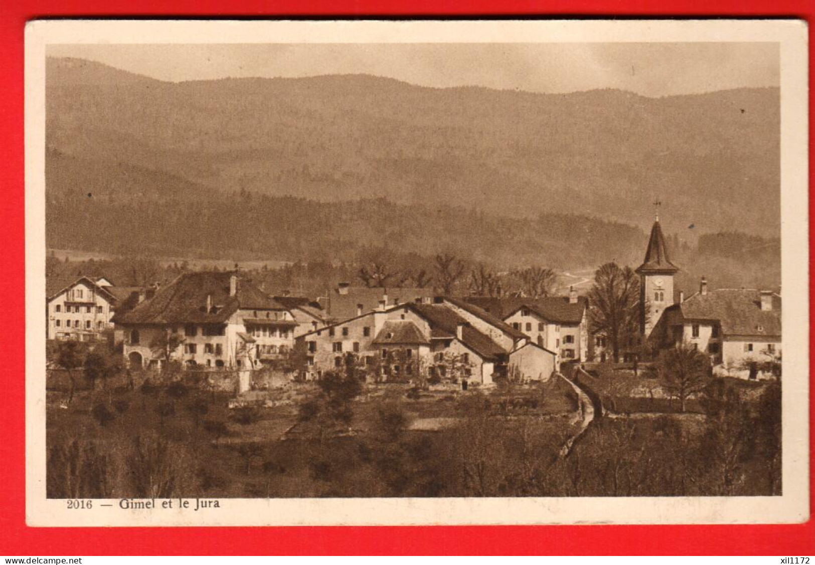 DBA-36 Gimel Et Le Jura.  Dénéréaz 2016  NC Sepia - Gimel