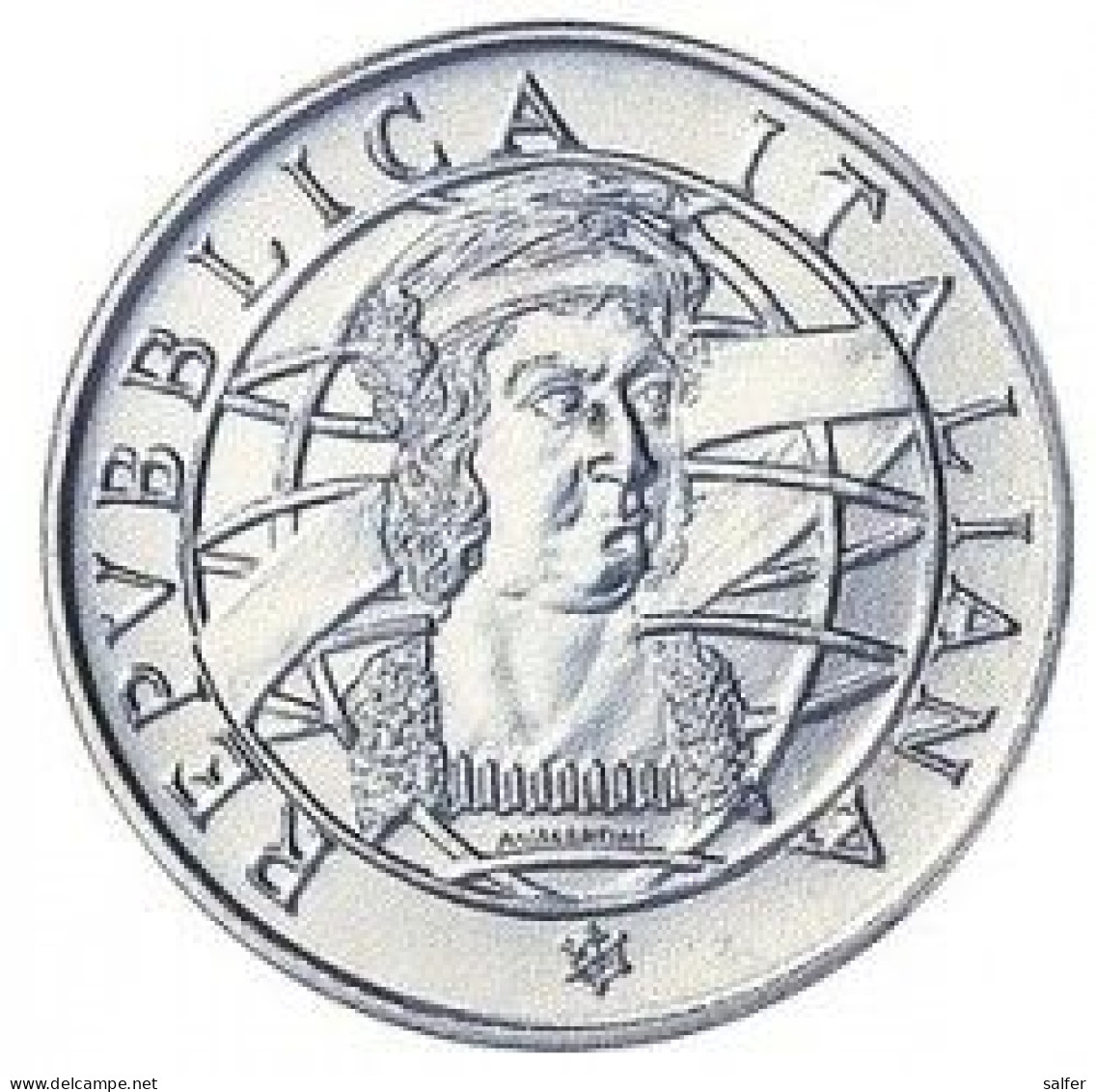 REPUBBLICA  1989  COLOMBO DITTICO   Lire 200 + 500 AG - Gedenkmünzen