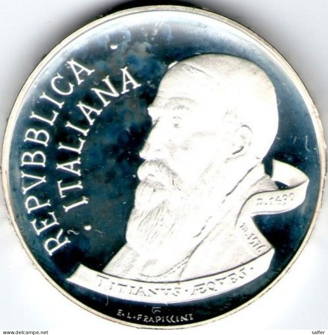 REPUBBLICA  1990  TIZIANO  Lire 500 AG - Commemorative