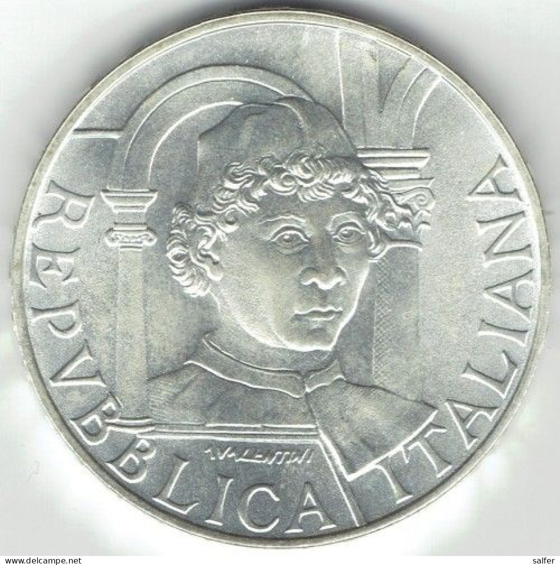 REPUBBLICA  1992  PIERO DELLA FRANCESCA   Lire 500 AG - Gedenkmünzen