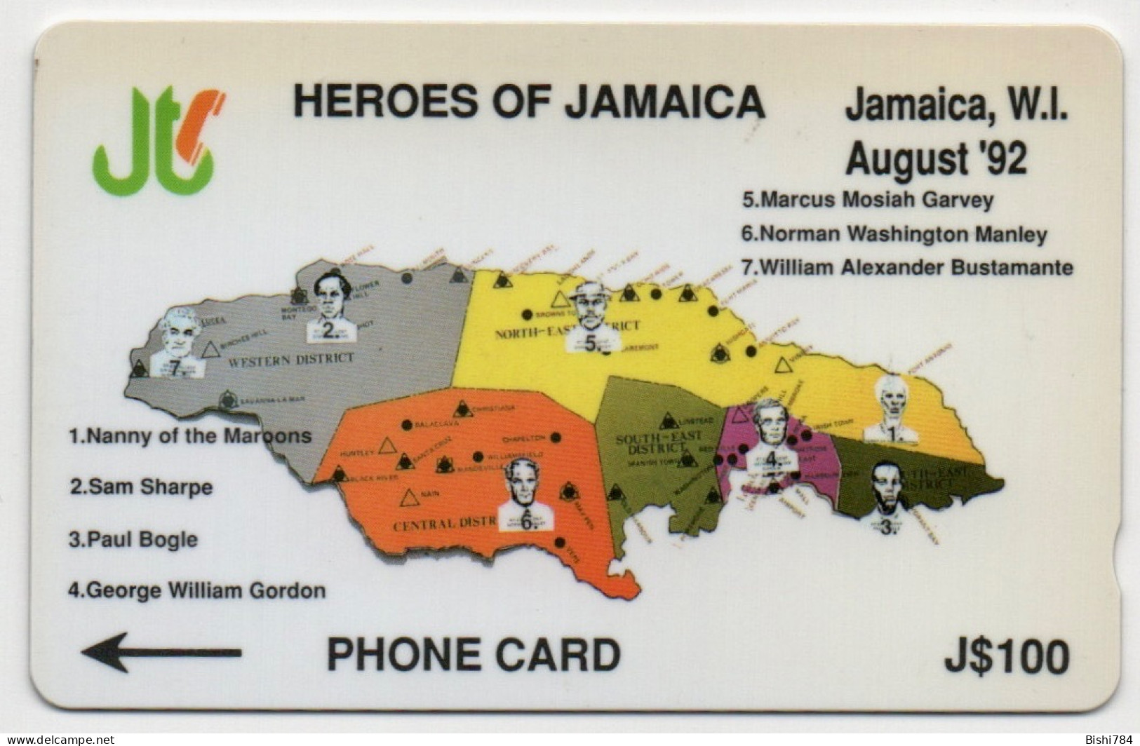 Jamaica - Heros Of Jamaica - 9JAMB - Jamaica