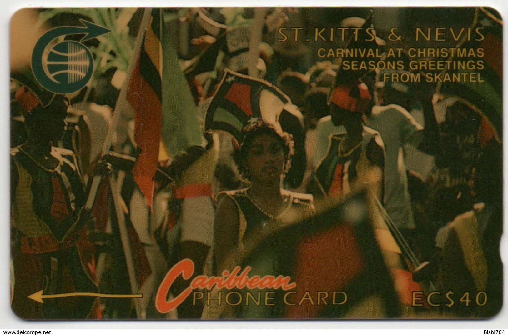 St. Kitts & Nevis - Carnival At Christmas $40 - DUMMY - Saint Kitts & Nevis