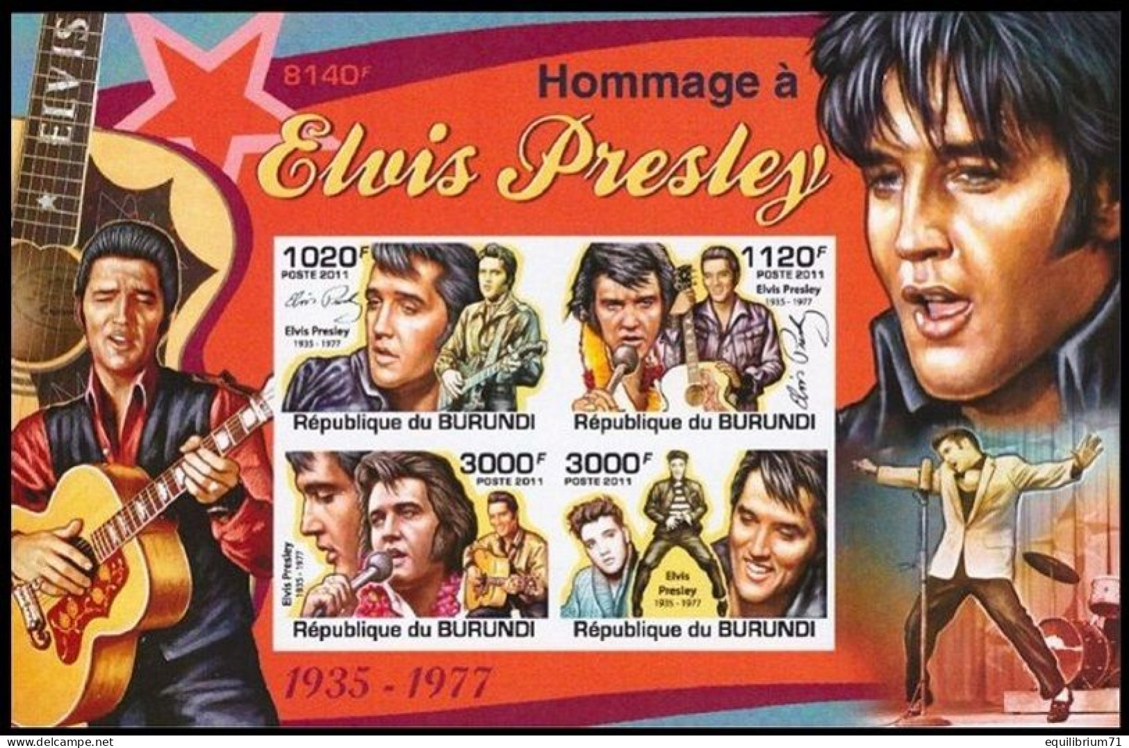 BL186**(1426/1429) ND/OG - Elvis Presley - Chanteurs