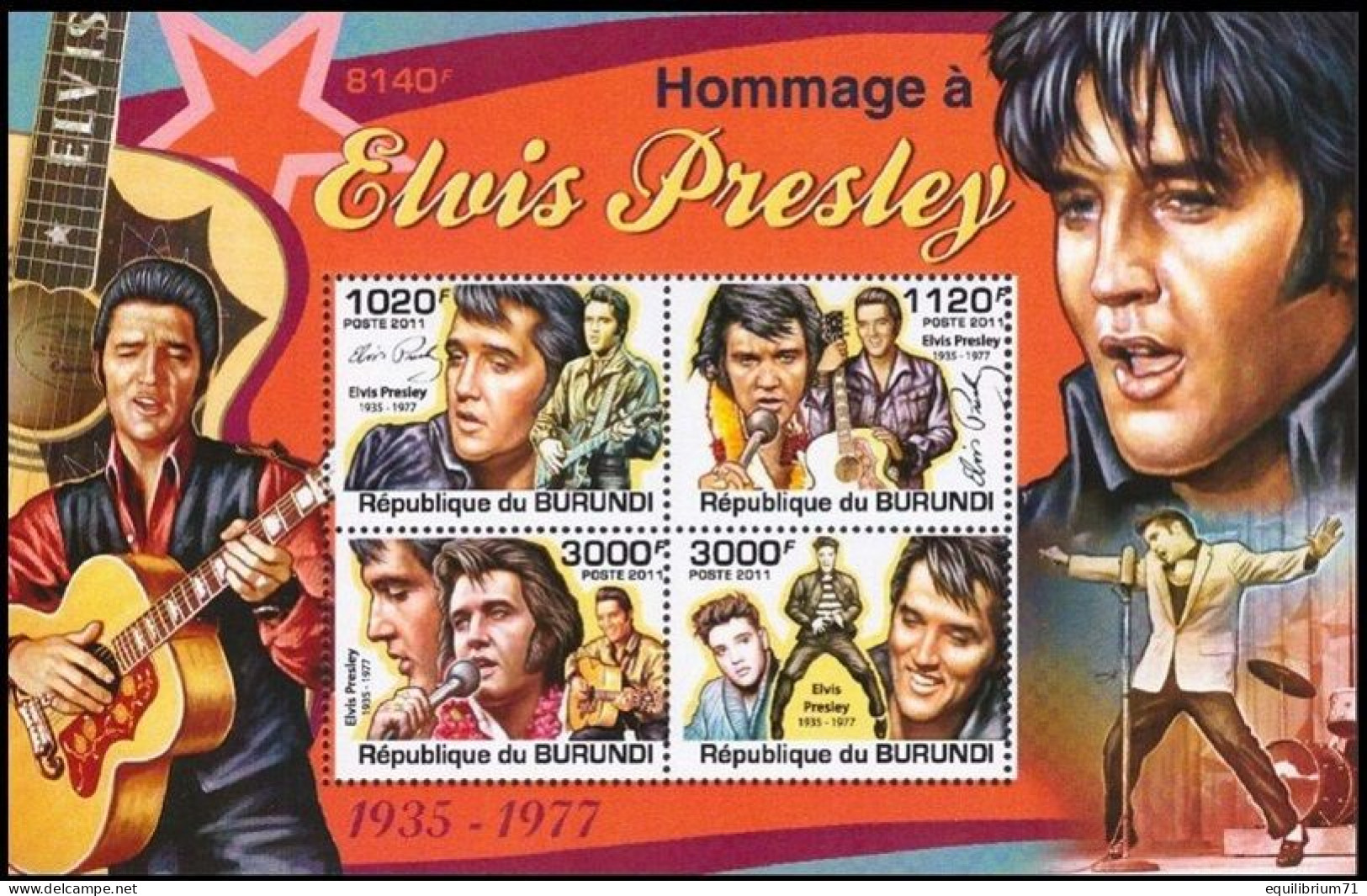 BL186**(1426/1429) - Elvis Presley - Chanteurs