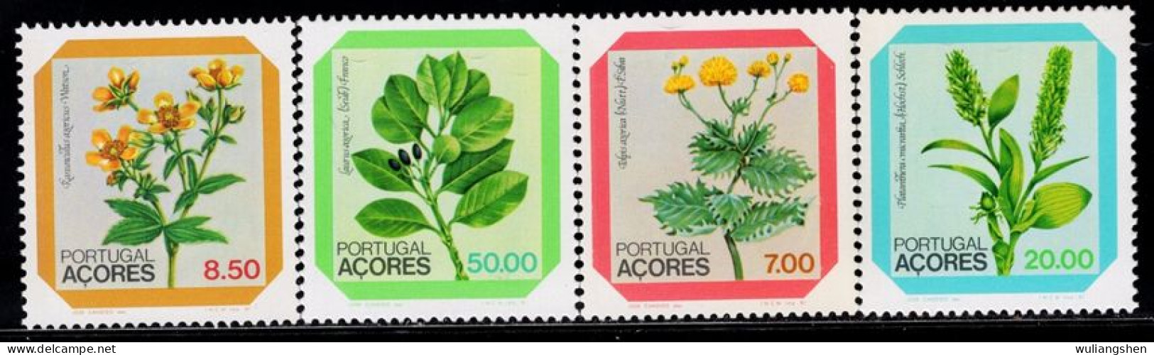 TT0585 Azores 1982 Various Flowers 4V MNH - Altri - Oceania