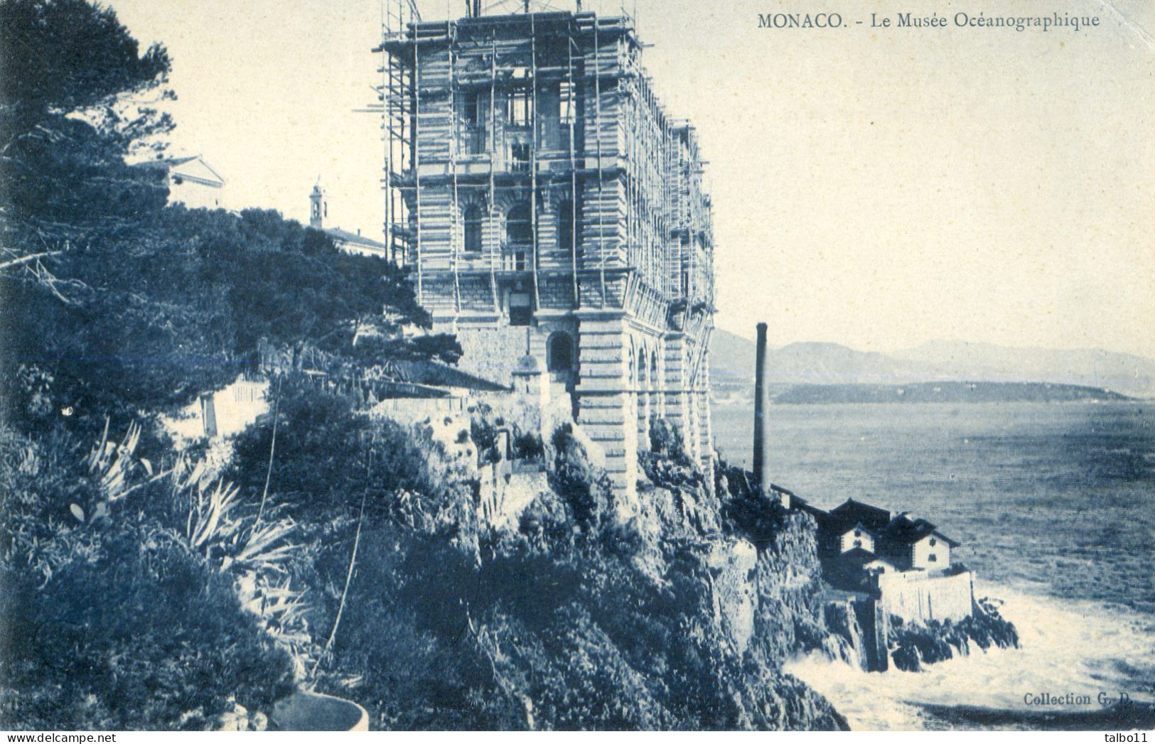 Monaco - La Musée Océanographique (en Travaux, échafaudage) - Ozeanographisches Museum