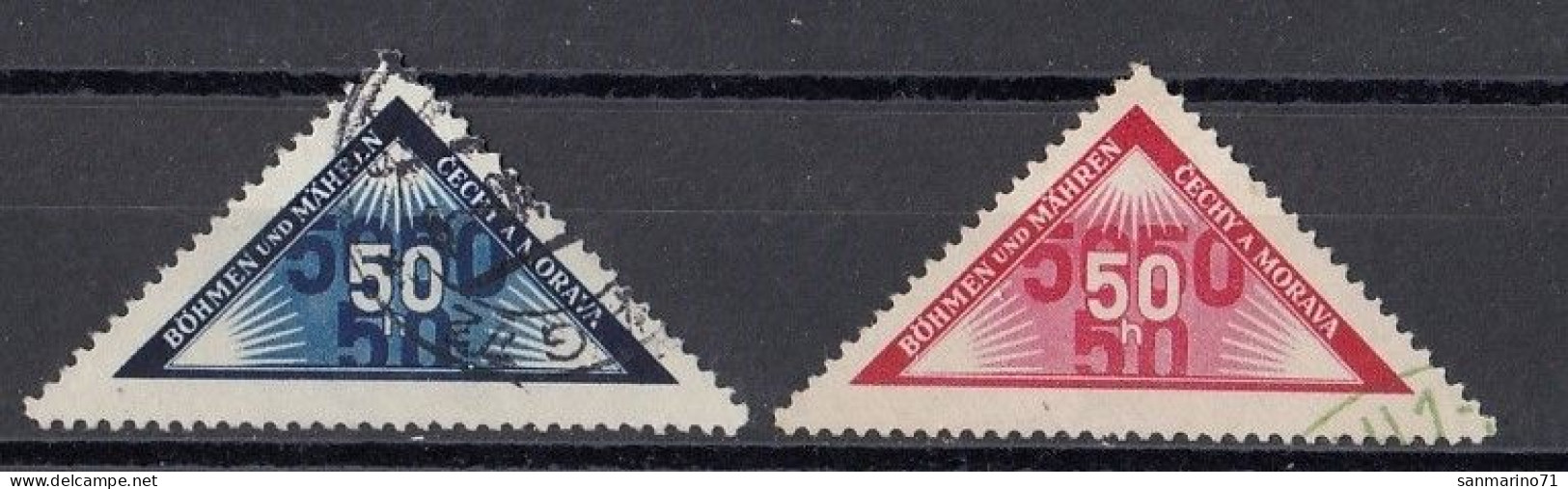 BOHEMIA & MORAVIA 52,used,falc Hinged - Used Stamps