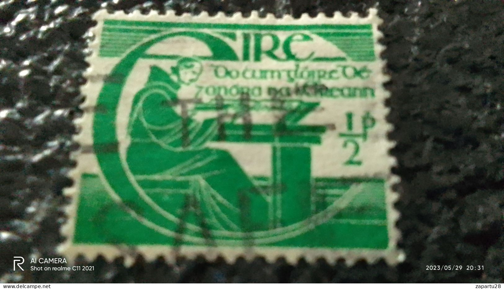 IRLANDA-1922-30       0.50P     USED - Gebruikt