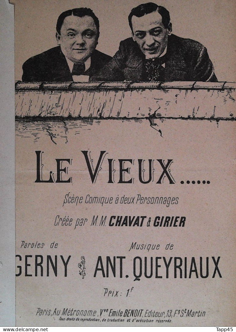 Partition Ancienne >Le Vieux  >   Réf: 30/5  T V19 - Chansonniers