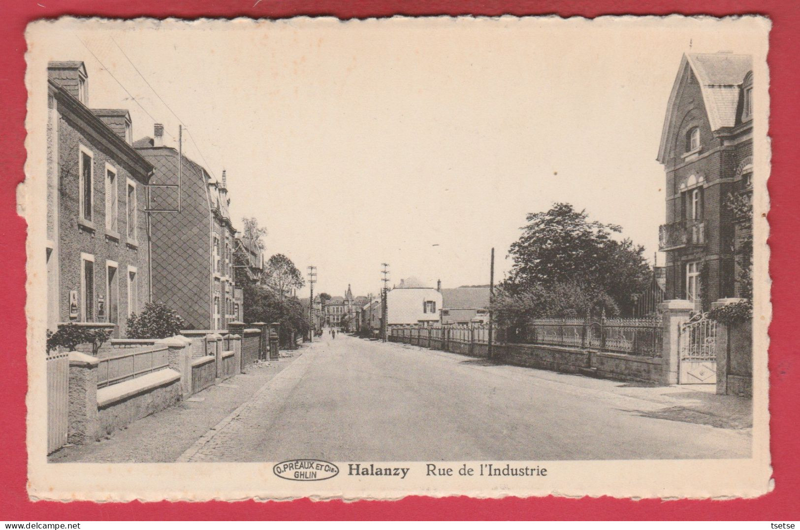 Halanzy - Rue De L'Industrie -1947  ( Voir Verso ) - Aubange