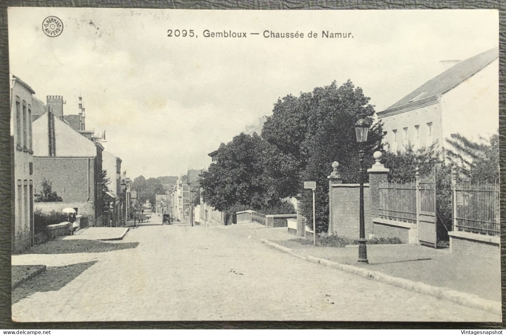 GEMBLOUX  Chaussée De Namur. 1 CP Postée En 1913 - Gembloux