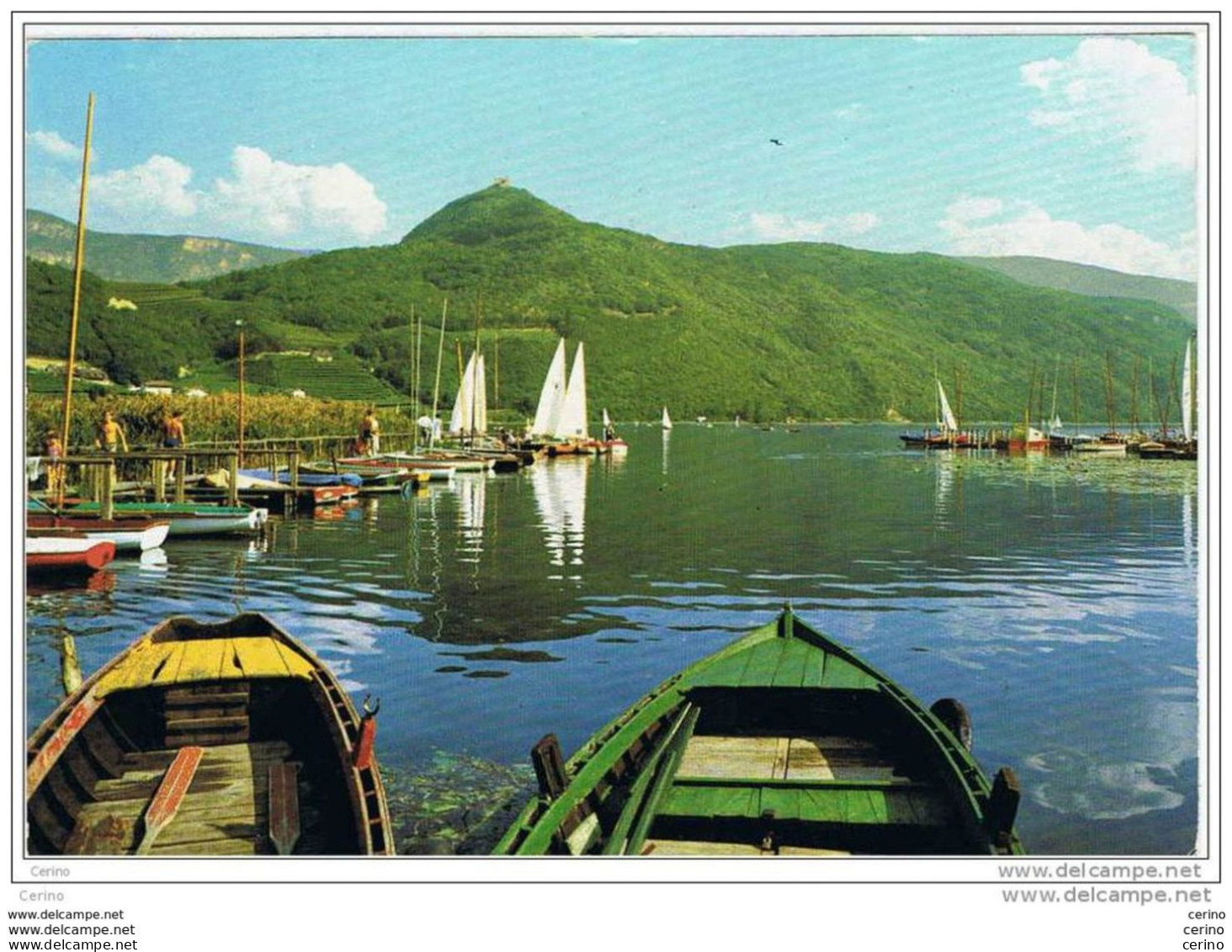 LAGO  DI  CALDARO (BZ):    PER  LA  SVIZZERA  -  FG - Torres De Agua