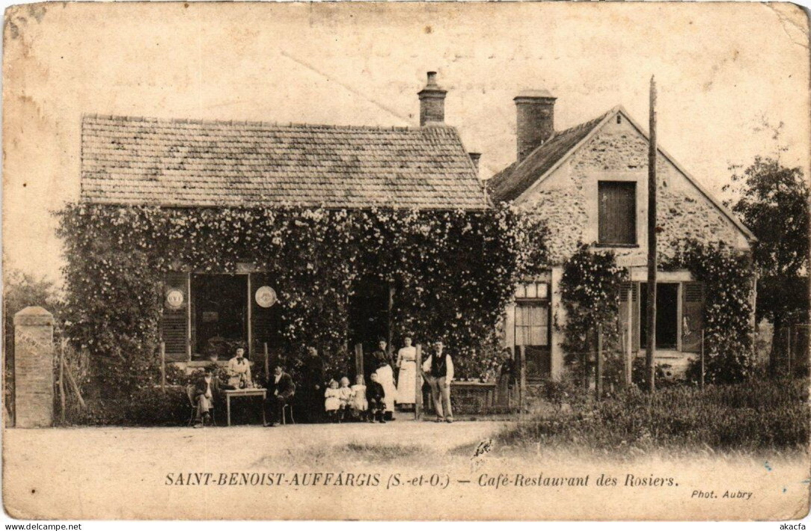 CPA St-Benoist-AUFFARGIS - Cafe-Restaurant Des ROSIERS (988861) - Auffargis