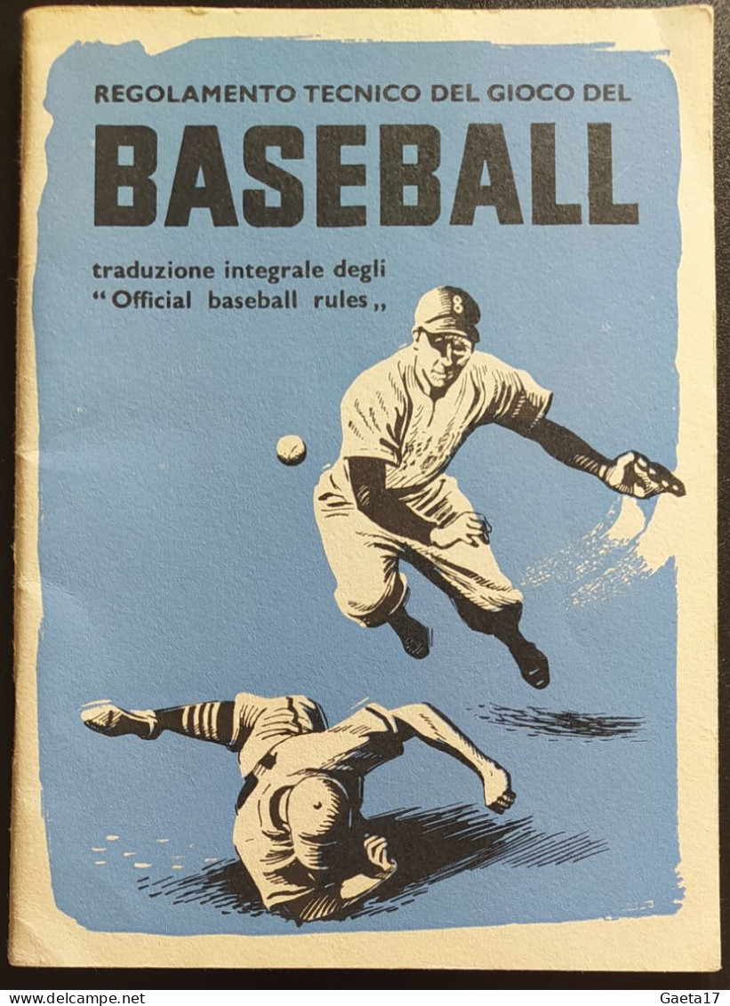 Baseball - Regolamento Tecnico Del Gioco (1951)) - Libri