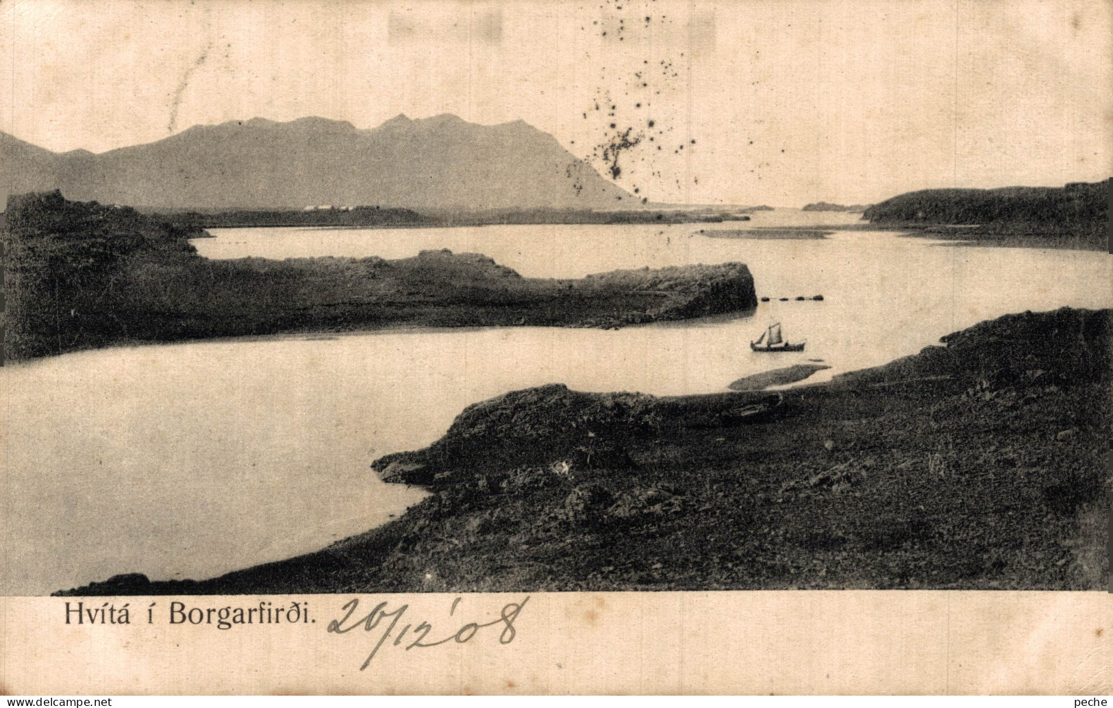 N°104093 -cpa Hvita I Borgarfirdi - Islande